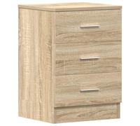 vidaXL Mesita de Noche de aglomerado Color Roble Sonoma 38x35x56 cm