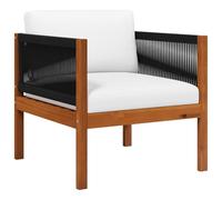 vidaXL Mesita de Noche de Cama con 2 Cajones Cómoda Rústica Natural Armario Auxiliar Muebles de Dormitorio Negro 40x30x30 cm Madera Contrachapada