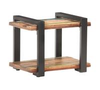 Vidaxl mesita de noche de madera maciza reciclada 50x40x40 cm