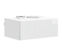 vidaXL Mesita de Noche de Pared 2 pcs Brillante 49 x 34,5 x 20 cm, Sala de Estar, Soluciones de Almacenamiento Vintage, Gabinete montado en la Pared, Organización estilosa, Diseño Funcional
