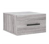 vidaXL Mesita de Noche de Pared Color Gris Sonoma 35x35x20 cm, mesita de Noche, mesita de Noche Colgante, Muebles de Dormitorio, mesilla de Noche