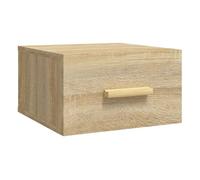 Vidaxl mesita de noche de pared color roble sonoma 35x35x20 cm
