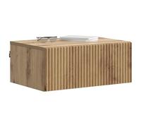 vidaXL Mesita de Noche de Pared Roble Artesanal 49 x 34,5 x 20 cm, Sala de Estar, Soluciones de Almacenamiento Vintage, Gabinete montado en la Pared, Organización estilosa, Diseño Funcional