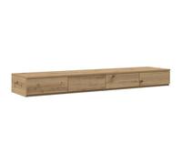vidaXL Cajones de cama madera color roble artisan 135x36,5x16,5 cm