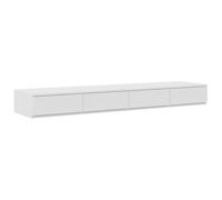vidaXL Cajones para Cama Blancos 160x36.5x16.5 cm Hechos de Madera Ingenierizada