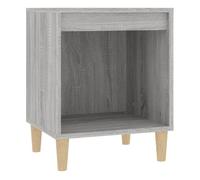 Vidaxl mesita de noche gris sonoma 40x35x50 cm