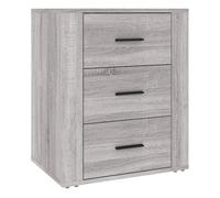 Vidaxl mesita de noche madera contrachapada gris sonoma 50x36x60 cm
