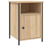 vidaXL Mesita de Noche Madera contrachapada Roble Sonoma 40x42x60 cm