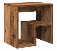 vidaXL Mesita de Noche Madera de ingeniería Envejecida 40x30x40 cm