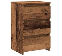 vidaXL Mesita de Noche Madera de ingeniería Envejecida 40x35x62,5 cm