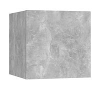 Vidaxl mesita de noche madera de ingeniería gris hormigón 30,5x30x30cm