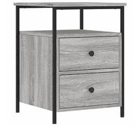 Vidaxl mesita de noche madera de ingeniería gris sonoma 44x45x60 cm