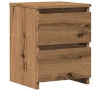 Mesita De Noche Madera De Ingeniería Roble Artisan 30x30x40 Cm Vidaxl