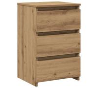 vidaXL Mesita de Noche Madera de ingeniería Roble Artisan 40x35x62,5cm