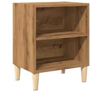 vidaXL Mesita de Noche Madera de ingeniería Roble artisian 40x30x50 cm, Muebles de Cama, mesita Auxiliar para Dormitorio, Muebles de Dormitorio