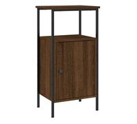 Vidaxl mesita de noche madera de ingeniería roble marrón 41x31x80 cm