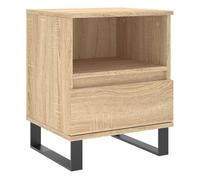 Vidaxl mesita de noche madera de ingeniería roble sonoma 40x35x50 cm