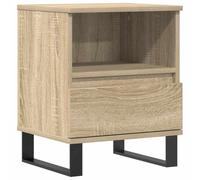 Vidaxl mesita de noche madera de ingeniería roble sonoma 40x35x50 cm