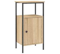 vidaXL Mesita de Noche Madera de ingeniería Roble Sonoma 41x31x80 cm, Armario, Armario Auxiliar, Mesa Auxiliar, Muebles de Dormitorio