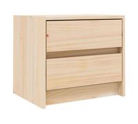 vidaXL Mesita de Noche Madera Maciza de Pino 40x31x35,5 cm