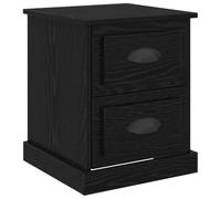 vidaXL Mesita de noche moderna - Mesa de noche, armario para el dormitorio, mesa de salón, almacenamiento, decoración minimalista, muebles compactos de madera ingeniada