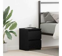 vidaXL Mesita de Noche Muebles de Dormitorio de Almacenamiento Armario Muebles Pequeños Mesa de madera tratada Almacenamiento compacto Decoración de dormitorio Mesita de noche Decoración del hogar