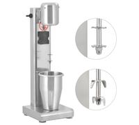 VidaXL Mezclador De Batidos De Acero Inoxidable 1 L
