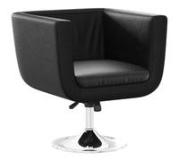 vidaXL Moderna Silla Ajustable del Color Negro Cromo