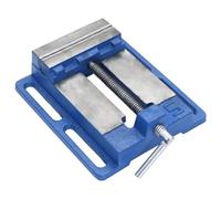 vidaXL Mordaza para taladro hierro fundido azul 121 mm
