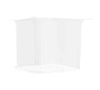 vidaXL Mosquitera Colgante 156 Malla Blanca 220x100x150 cm, mosquitera para Cama, Tienda de campaña con Dosel para Cama, Cortina antimoscas