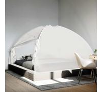 vidaXL Mosquitera con puertas Mongolia 220 malla blanco 200x200x135 cm, mosquitera para cama, mosquitera plegable, mosquitera Mongolia
