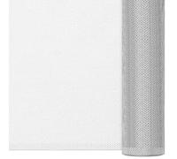 vidaXL Mosquitera de malla ajustable para puerta de mosquitera de aluminio, 112 x 500 cm, color plateado