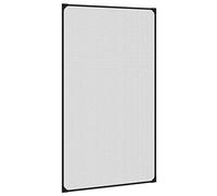 vidaXL Mosquitera Magnética para Ventanas, Malla de Protección contra Mosquitos y Moscas, Mosquitera Recortable con Imán, Gris Antracita 80x140 cm