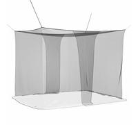 vidaXL Mosquitera para cama 156 de color negro, 220 x 150 x 180 cm, para dormitorio moderno, mosquitera, protección de cama, protección contra insectos, comodidad de verano, protección de red, barrera