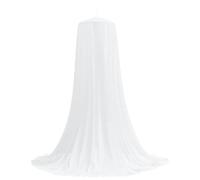 vidaXL Mosquitera para cama 156 gasa 3 piezas 156 malla blanca Ø56 x 220 cm, dormitorio, mosquitera moderna, protección contra insectos para cama, marco A, dosel, evitar pesadillas y decoración