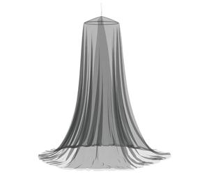 vidaXL Mosquitera para cama 156 gasa 3 piezas 156 malla negra Ø 56 x 220 cm, dormitorio, mosquitera moderna, protección contra insectos para cama, marco A, dosel, evitar pesadillas y decoración