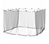 vidaXL Mosquitera de Interior/Exterior 156 Malla Negra 300x300x200 cm, mosquiteras para Cama, mosquitera Plegable, mosquitera para Camping