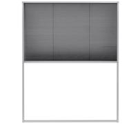 vidaXL Mosquitera plisada para ventanas aluminio 80x100cm