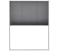 vidaXL Mosquitera plisada para ventanas aluminio 80x100cm