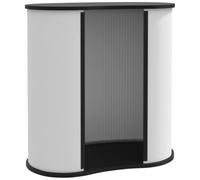 vidaXL Mostrador de feria plegable – Madera de ingeniería 90x48x93 cm