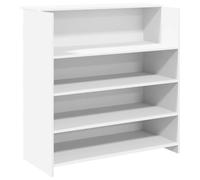 vidaXL Mostrador de recepción blanco 100x50x103,5 cm madera ingeniería, mostrador de recepción, mostrador de recepción de oficina, mostrador de caja