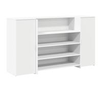 vidaXL Mostrador de recepción Blanco 180x50x103,5 cm Madera de ingeniería