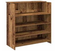 vidaXL Mostrador de recepción madera vieja 100x50x103,5 cm, mostrador de recepción, mostrador de recepción de oficina, mostrador de caja