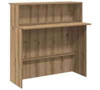 vidaXL Mostrador de recepción Roble artisian 100x50x103,5 cm, mostrador de recepción, mostrador de recepción de Oficina, mostrador de Caja