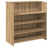 vidaXL Mostrador de recepción roble artisian 100x50x103,5 cm, mostrador de recepción, mostrador de recepción de oficina, mostrador de caja