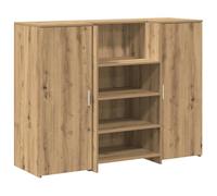 vidaXL Mostrador de recepción Roble artisian 135x50x103,5 cm, mostrador de recepción, mostrador de recepción de Oficina, mostrador de Caja