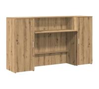 vidaXL Mostrador de recepción Roble artisian 180x50x103,5 cm, mostrador de recepción, mostrador de recepción de Oficina, mostrador de Caja