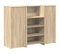vidaXL Mostrador de recepción Roble Sonoma 135x50x103,5 cm, mostrador de recepción, mostrador de recepción de Oficina, mostrador de Caja