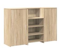 vidaXL Mostrador de recepción roble sonoma 155x50x103,5 cm, mostrador de recepción, mostrador de recepción de oficina, mostrador de caja