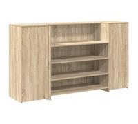 vidaXL Mostrador de recepción Roble Sonoma 180x50x103,5 cm, mostrador de recepción, mostrador de recepción de Oficina, mostrador de Caja